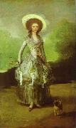 Francisco Jose de Goya The Marquesa de Pontejos oil